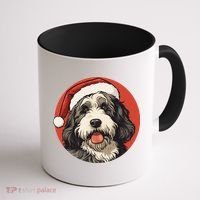 Bernedoodle Dog Xmas Doodle Dood Cute Christmas Bernedoodle Gift Coffee Mug thumb 1