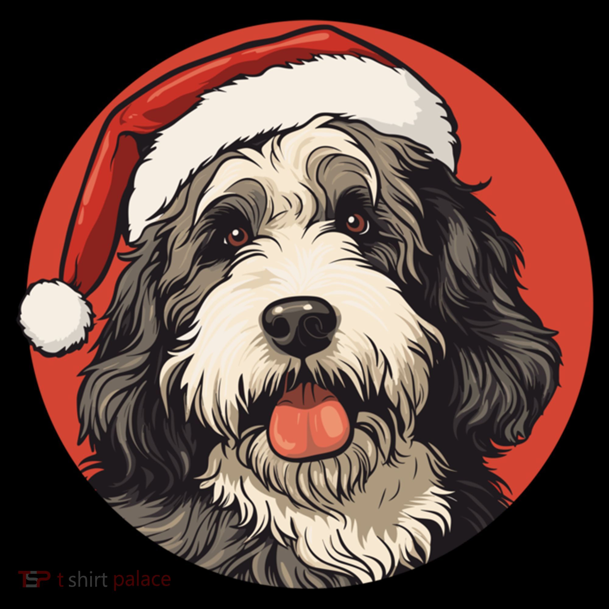 Bernedoodle Dog Xmas Doodle Dood Cute Christmas Bernedoodle Gift Coffee Mug