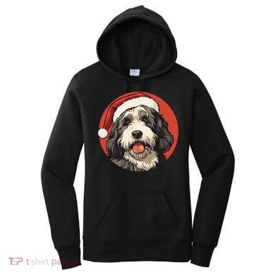 Bernedoodle Dog Xmas Doodle Dood Cute Christmas Bernedoodle Gift Women's Hoodie