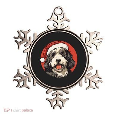 Bernedoodle Dog Xmas Doodle Dood Cute Christmas Bernedoodle Gift Ornament