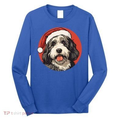 Bernedoodle Dog Xmas Doodle Dood Cute Christmas Bernedoodle Gift Long Sleeve Shirt