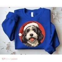 Bernedoodle Dog Xmas Doodle Dood Cute Christmas Bernedoodle Gift Sweatshirt thumb 2
