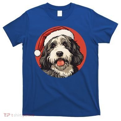 Bernedoodle Dog Xmas Doodle Dood Cute Christmas Bernedoodle Gift T-Shirt