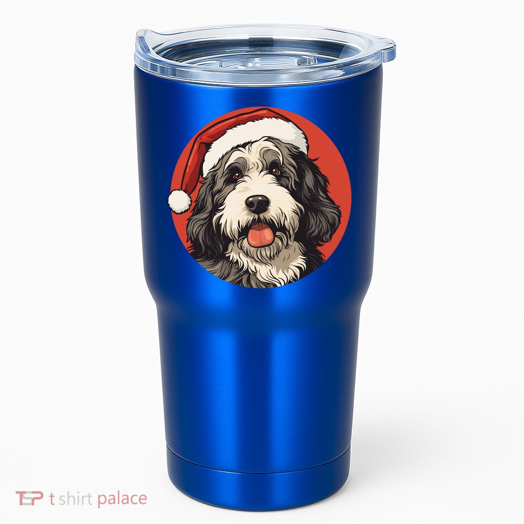 Bernedoodle Dog Xmas Doodle Dood Cute Christmas Bernedoodle Gift Tumbler