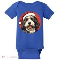 Bernedoodle Dog Xmas Doodle Dood Cute Christmas Bernedoodle Gift Baby Bodysuit thumb 0