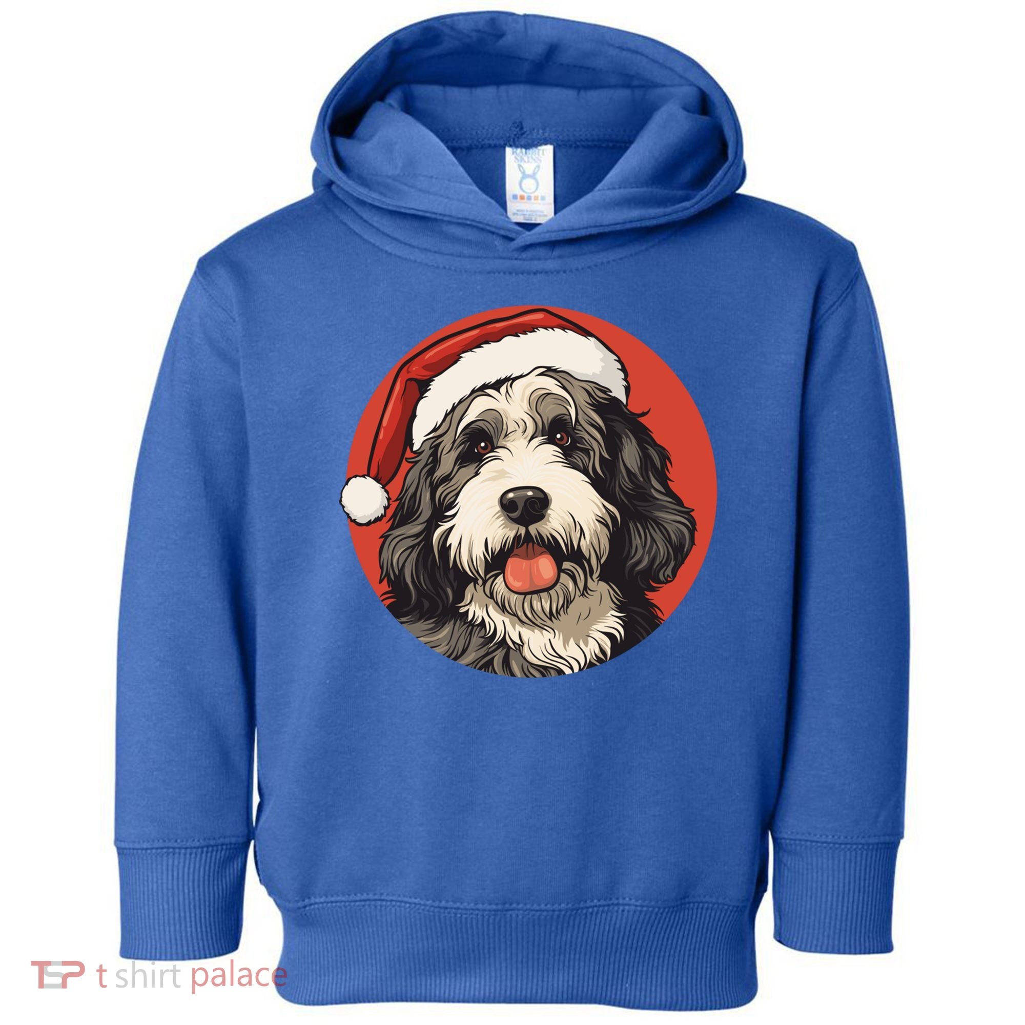 Bernedoodle Dog Xmas Doodle Dood Cute Christmas Bernedoodle Gift Toddler Hoodie