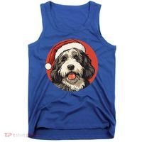 Bernedoodle Dog Xmas Doodle Dood Cute Christmas Bernedoodle Gift Tank Top thumb 0