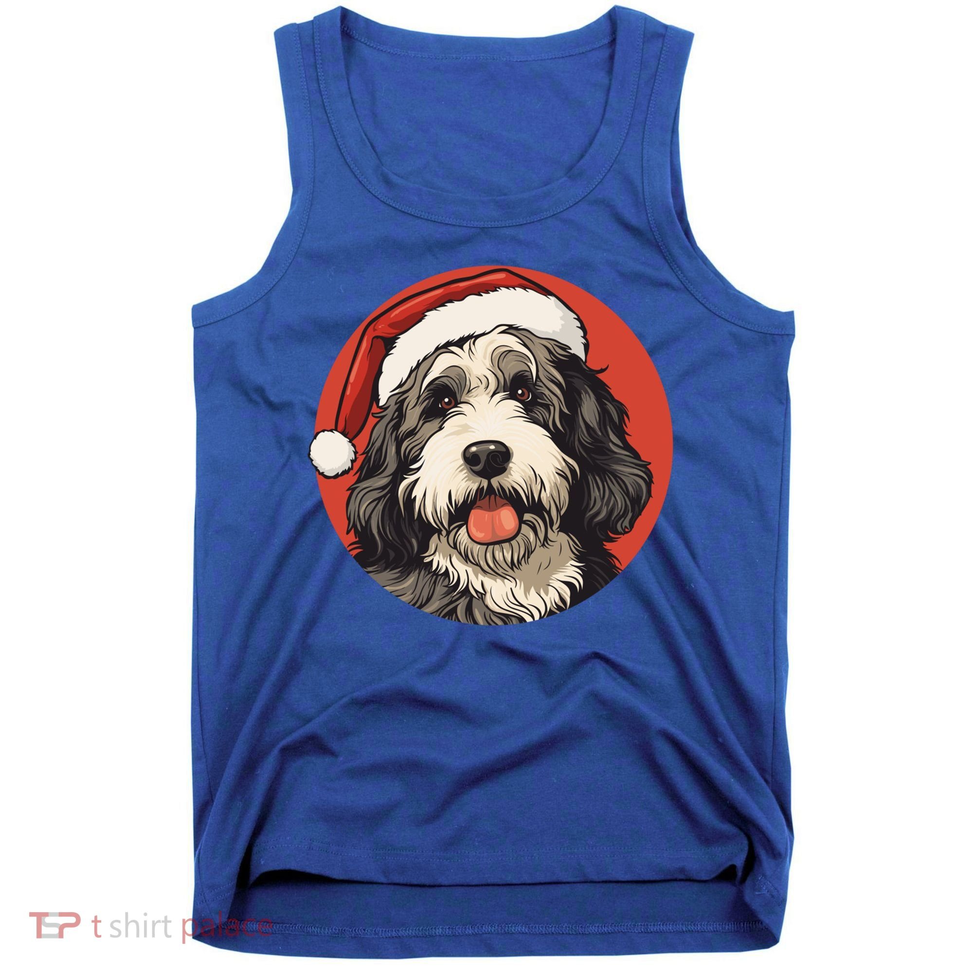 Bernedoodle Dog Xmas Doodle Dood Cute Christmas Bernedoodle Gift Tank Top