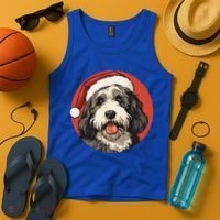 Bernedoodle Dog Xmas Doodle Dood Cute Christmas Bernedoodle Gift Tank Top thumb 4