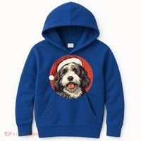 Bernedoodle Dog Xmas Doodle Dood Cute Christmas Bernedoodle Gift Kids Hoodie thumb 0