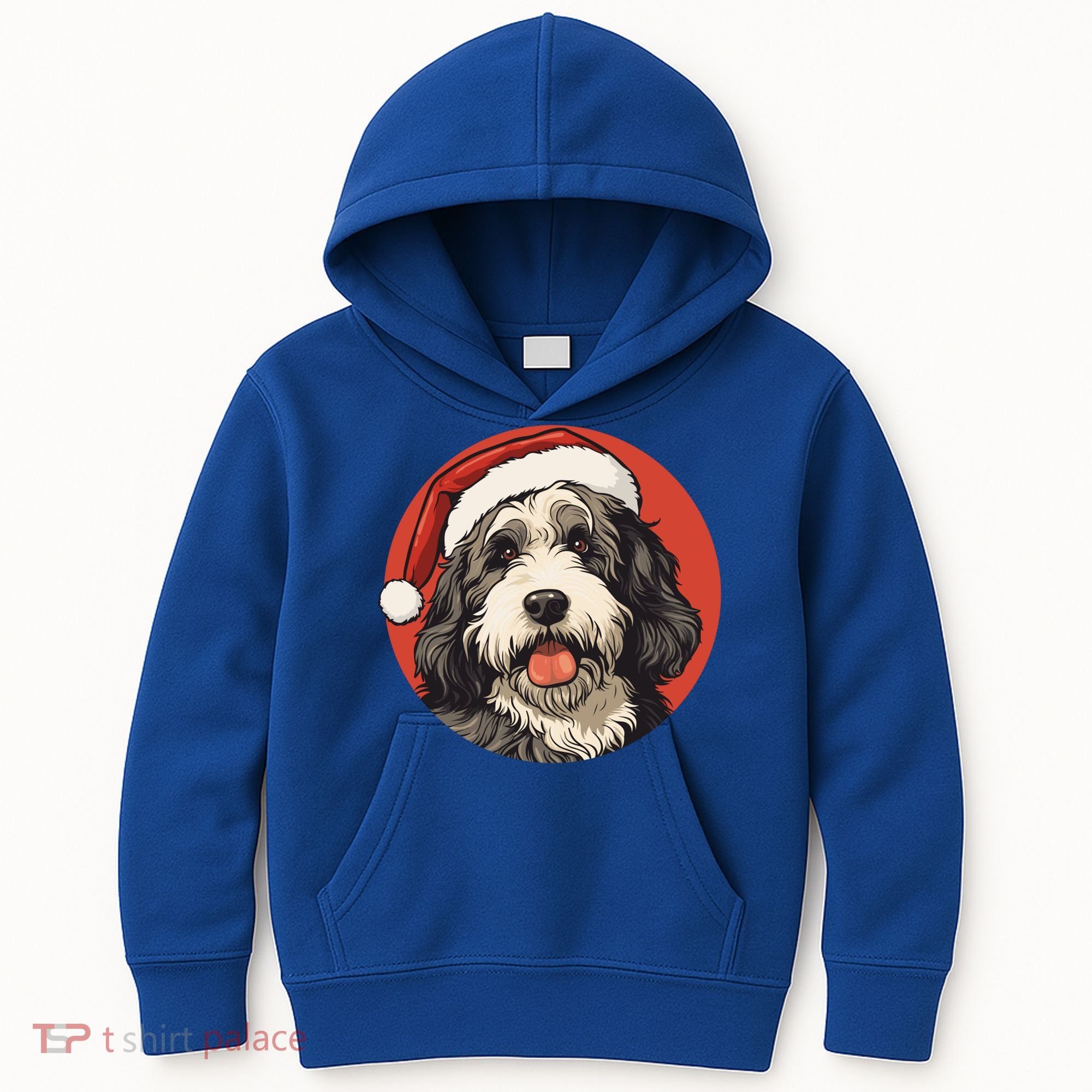 Bernedoodle Dog Xmas Doodle Dood Cute Christmas Bernedoodle Gift Kids Hoodie