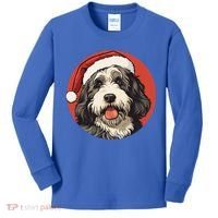Bernedoodle Dog Xmas Doodle Dood Cute Christmas Bernedoodle Gift Kids Long Sleeve Shirt thumb 0