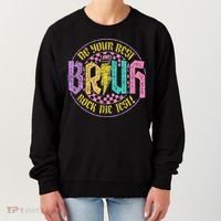 Bruh Do Your Best Rock The Test Day Teacher Student Funny Women's Sweatshirt thumb 0
