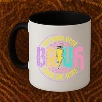 Bruh Do Your Best Rock The Test Day Teacher Student Funny Coffee Mug thumb 2