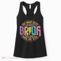 Bruh Do Your Best Rock The Test Day Teacher Student Funny Women's Tank Top thumb 0