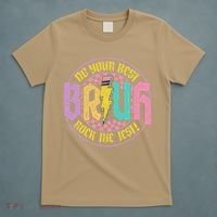 Bruh Do Your Best Rock The Test Day Teacher Student Funny T-Shirt thumb 5