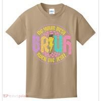 Bruh Do Your Best Rock The Test Day Teacher Student Funny Kids T-Shirt thumb 0