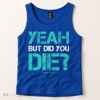 But Did You Die? Funny Workout Gift Gym Gift Cool Gift Tank Top thumb 2