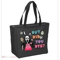 But Did You Dye Easter Horror Movie Horror Easter Day Ghostface Tote Bag thumb 2