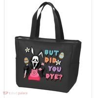 But Did You Dye Easter Horror Movie Horror Easter Day Ghostface Tote Bag thumb 3