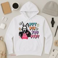 But Did You Dye Easter Horror Movie Horror Easter Day Ghostface Hoodie thumb 3