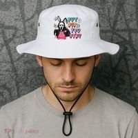 But Did You Dye Easter Horror Movie Horror Easter Day Ghostface Bucket Hat thumb 2