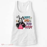 But Did You Dye Easter Horror Movie Horror Easter Day Ghostface Women's Tank Top thumb 0