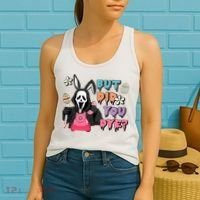 But Did You Dye Easter Horror Movie Horror Easter Day Ghostface Women's Tank Top thumb 2