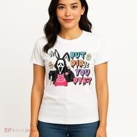 But Did You Dye Easter Horror Movie Horror Easter Day Ghostface Women's T-Shirt thumb 4