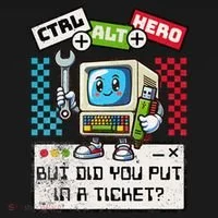But Did You Put In A Ticket Pc Tech Pun Computer It Support Bucket Hat thumb 4
