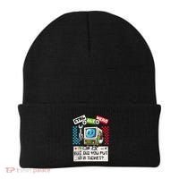 But Did You Put In A Ticket Pc Tech Pun Computer It Support Beanie thumb 0