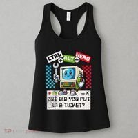 But Did You Put In A Ticket Pc Tech Pun Computer It Support Women's Tank Top thumb 3