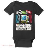 But Did You Put In A Ticket Pc Tech Pun Computer It Support Baby Bodysuit thumb 0