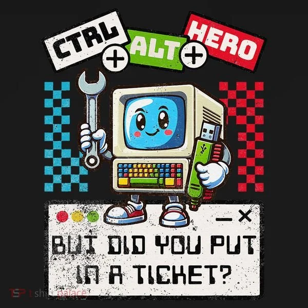 But Did You Put In A Ticket Pc Tech Pun Computer It Support Toddler Hoodie