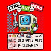 But Did You Put In A Ticket Pc Tech Pun Computer It Support Santa Hat thumb 1