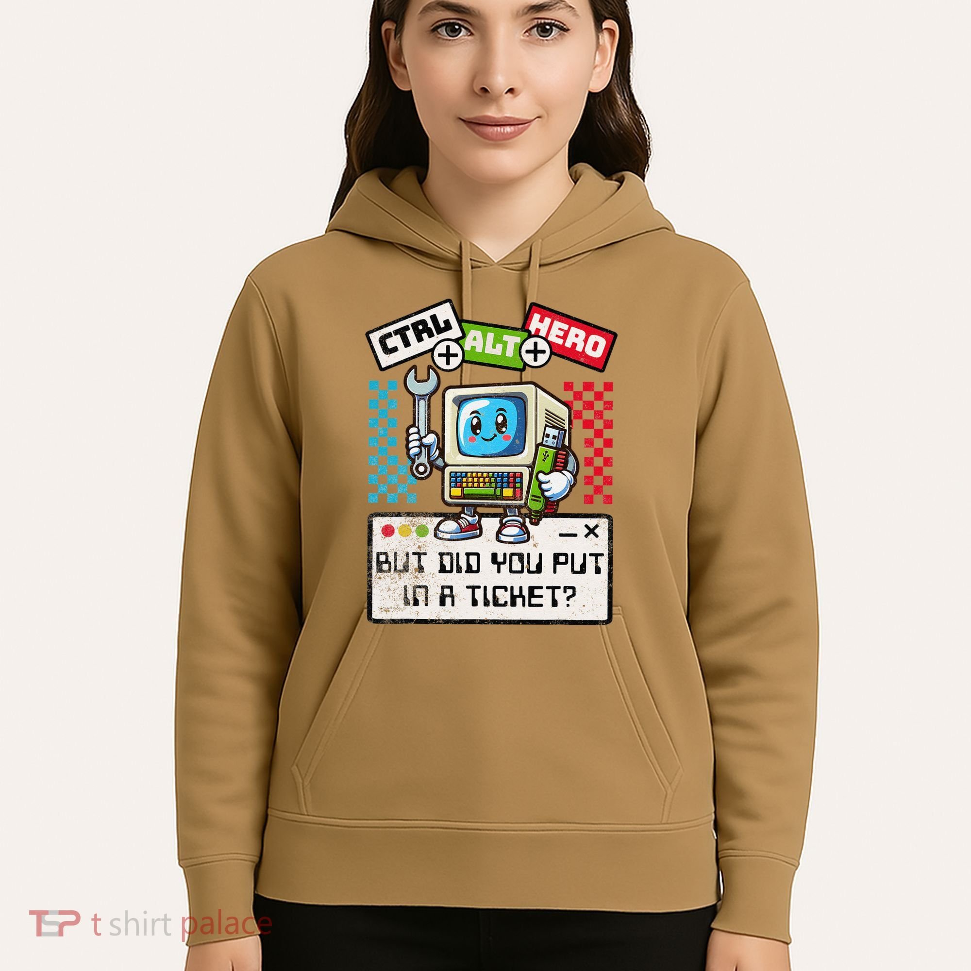 But Did You Put In A Ticket Pc Tech Pun Computer It Support Hoodie