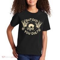 But Did You Die Retro Skull Tattoo Gym Funny Workout Kids T-Shirt thumb 2