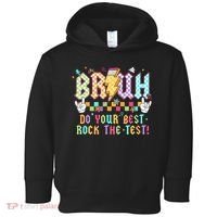 Bruh Do Your Best Rock The Test Day Teacher Student ABCD T Toddler Hoodie thumb 0
