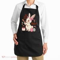 But Did You Dye Easter Bunny Women Funny Apron thumb 2
