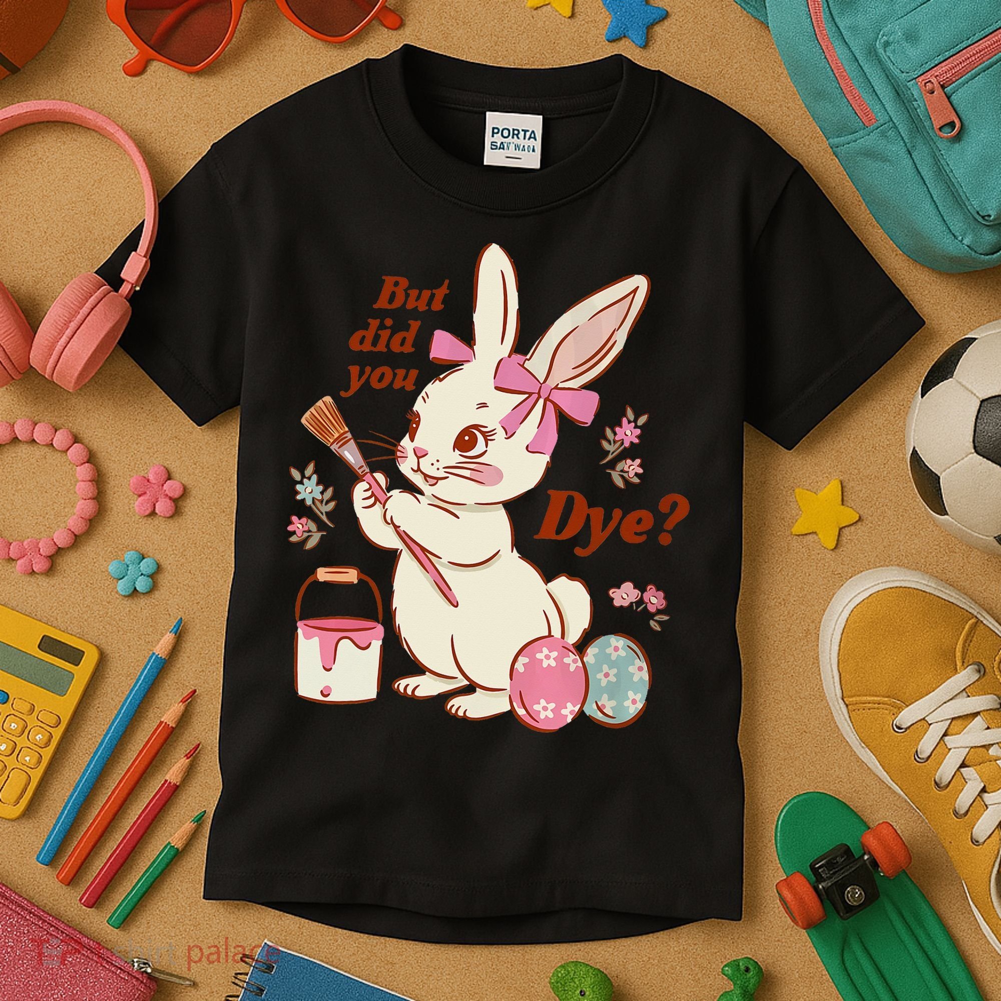 But Did You Dye Easter Bunny Women Funny Kids T-Shirt