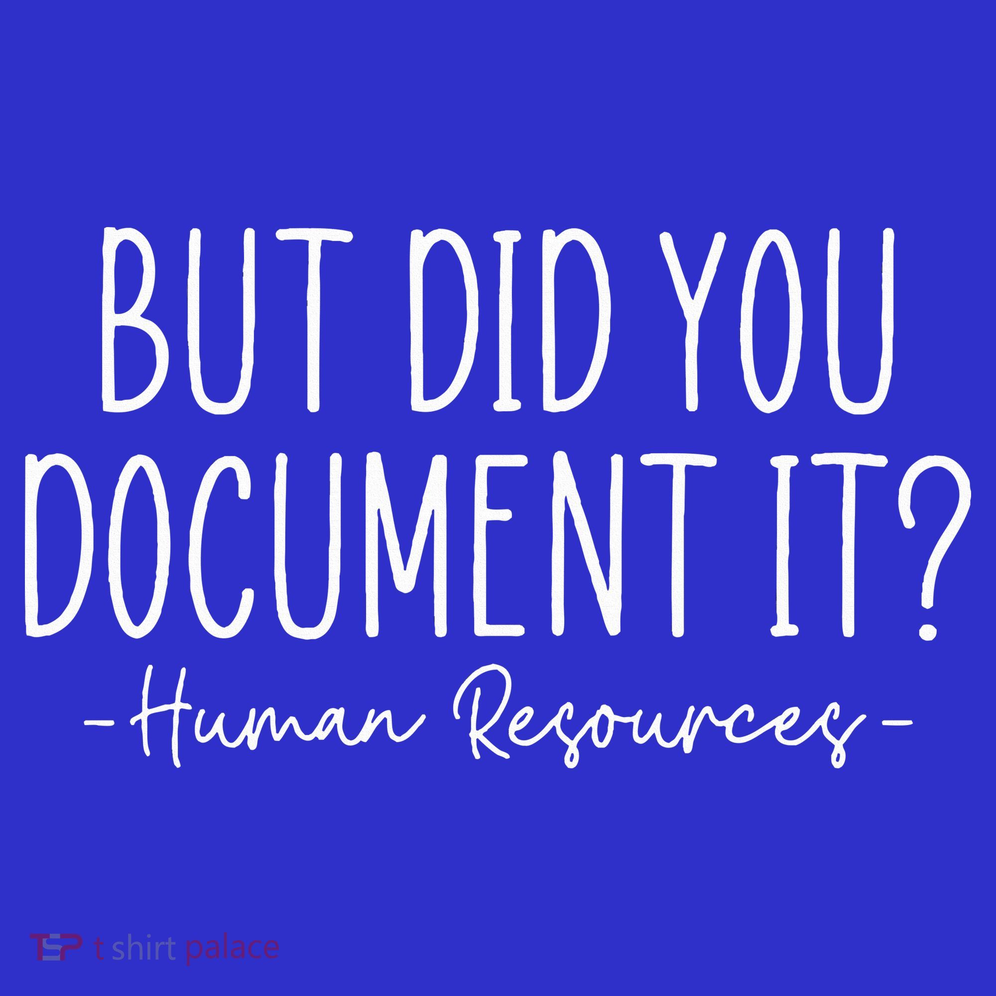 But did you Document It Human Resources HR Director Hoodie