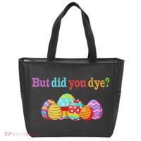 But Did You Die Funny Easter Egg Dye Sarcastic Workout Tote Bag thumb 0