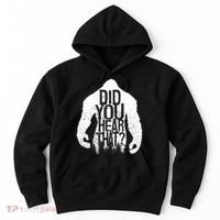 Bigfoot Did You Hear That Distressed Sasquatch Yeti Hoodie thumb 0