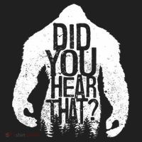 Bigfoot Did You Hear That Distressed Sasquatch Yeti Beanie thumb 2