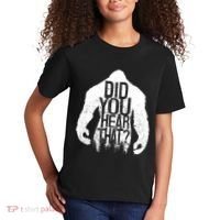 Bigfoot Did You Hear That Distressed Sasquatch Yeti Kids T-Shirt thumb 2