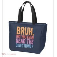 Bruh Did You Even Read The Directions Bruh Teacher Tote Bag thumb 3