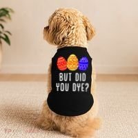 But Did You Dye Happy Easter Egg Bunny Day Doggie Tank thumb 2