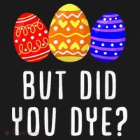 But Did You Dye Happy Easter Egg Bunny Day Apron thumb 3