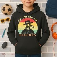 But did you try Leeches Plague Doctor Mask Cloak Kids Hoodie thumb 2