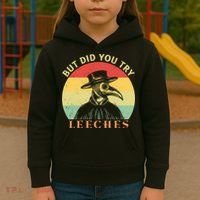 But did you try Leeches Plague Doctor Mask Cloak Kids Hoodie thumb 3